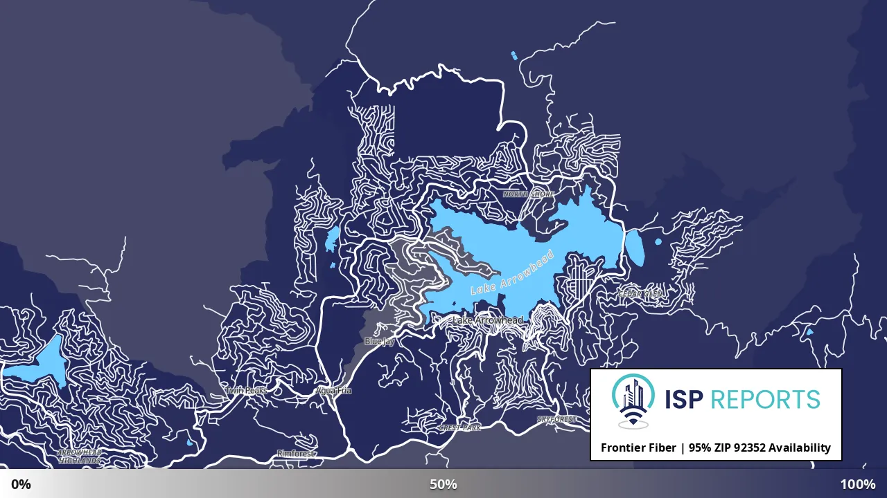 92352, CA map of internet availability
