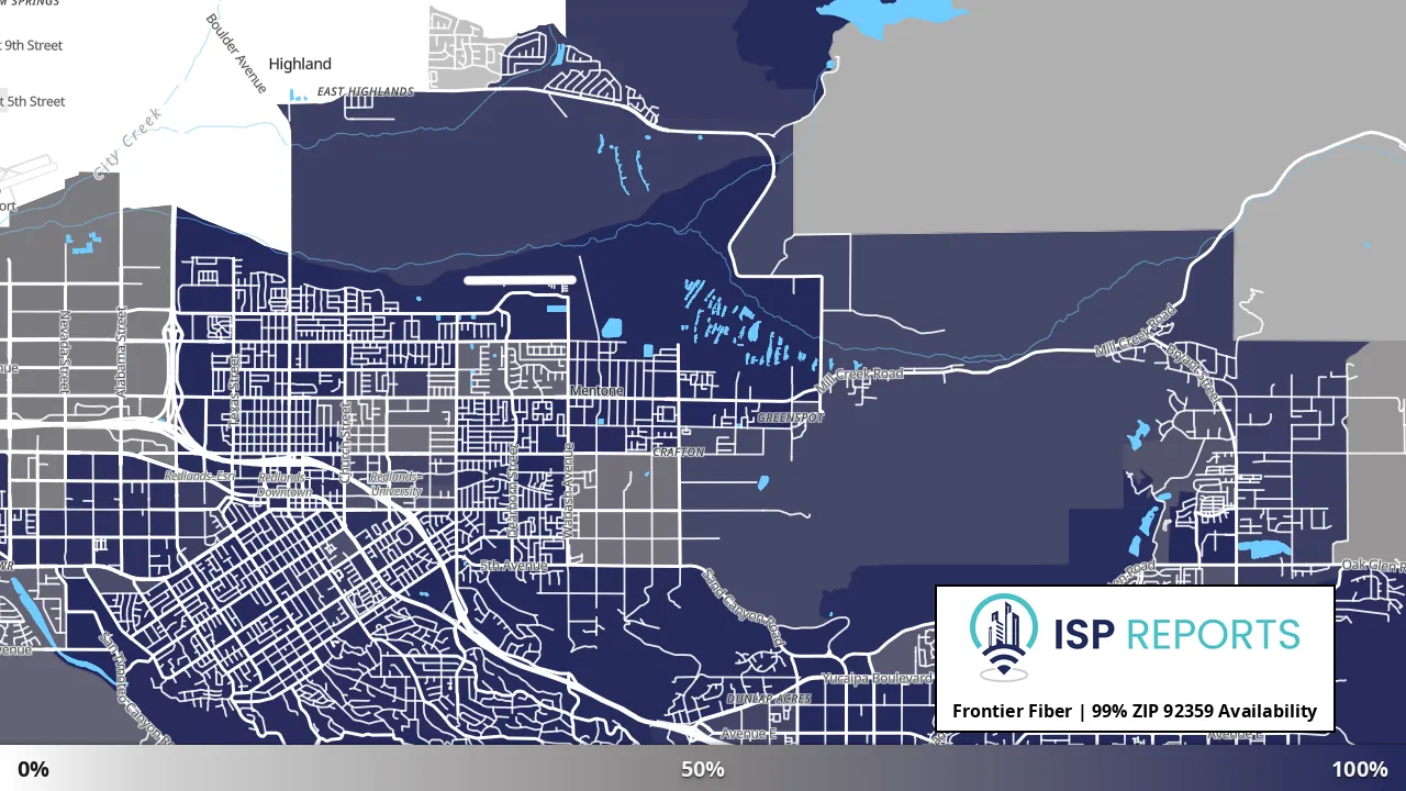 92359, CA map of internet availability