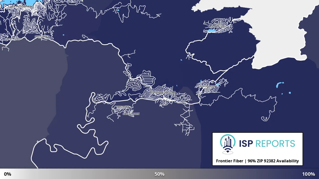92382, CA map of internet availability