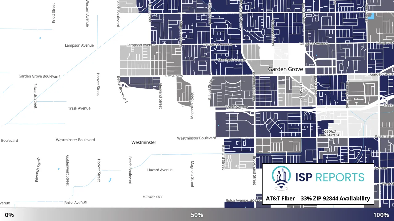 92844, CA map of internet availability