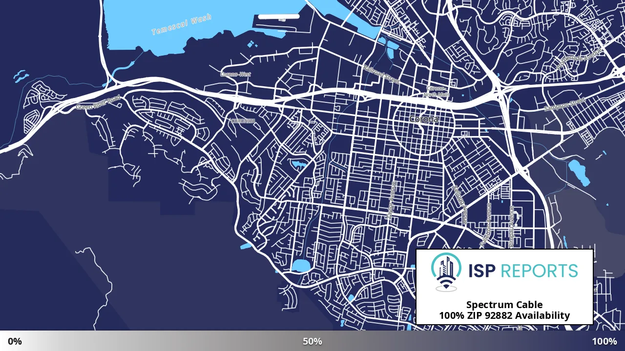 92882, CA map of internet availability