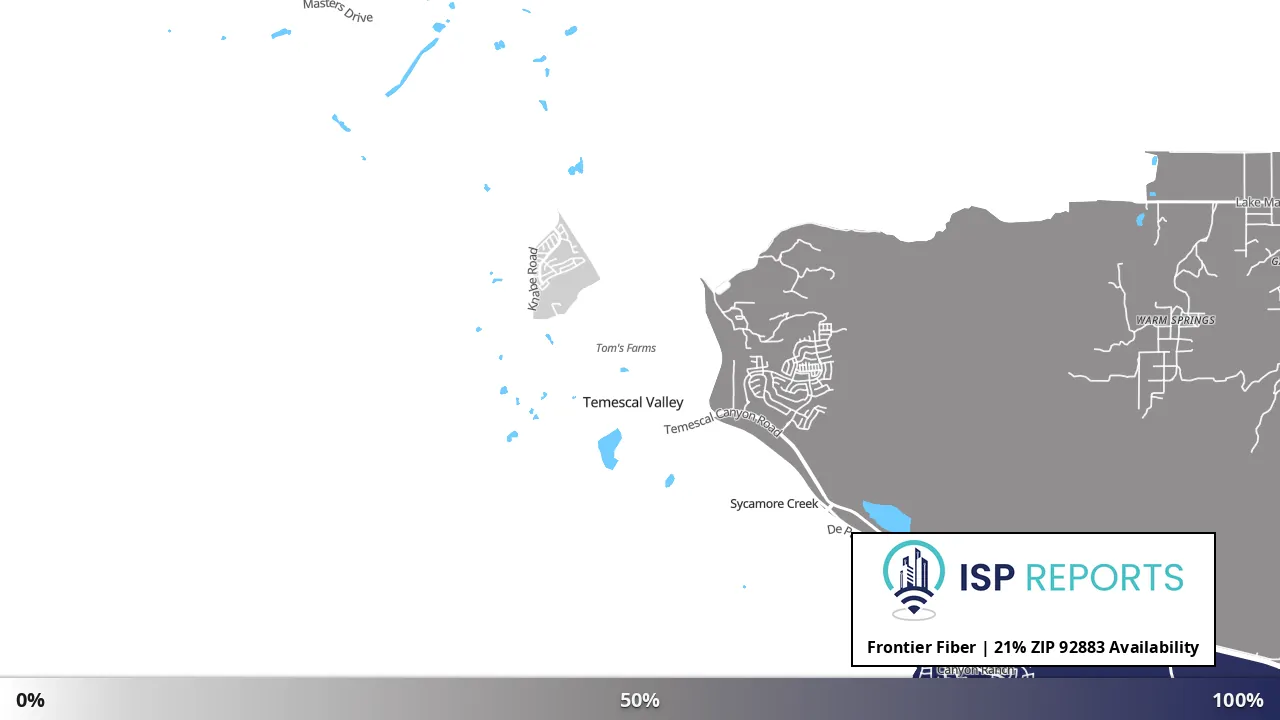 92883, CA map of internet availability