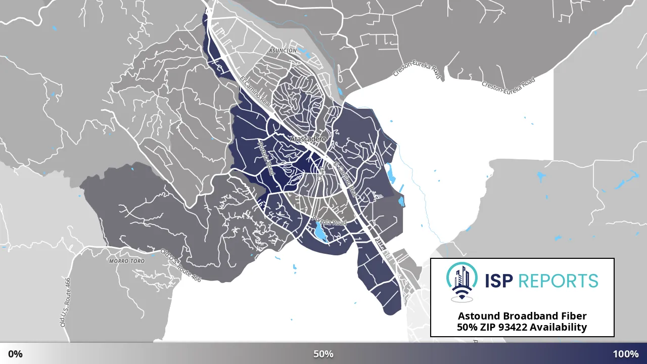 93422, CA map of internet availability