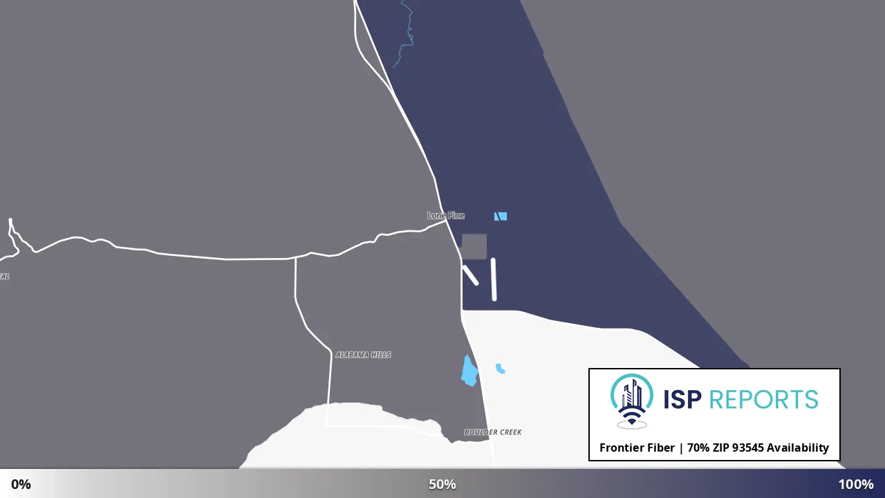 93545, CA map of internet availability