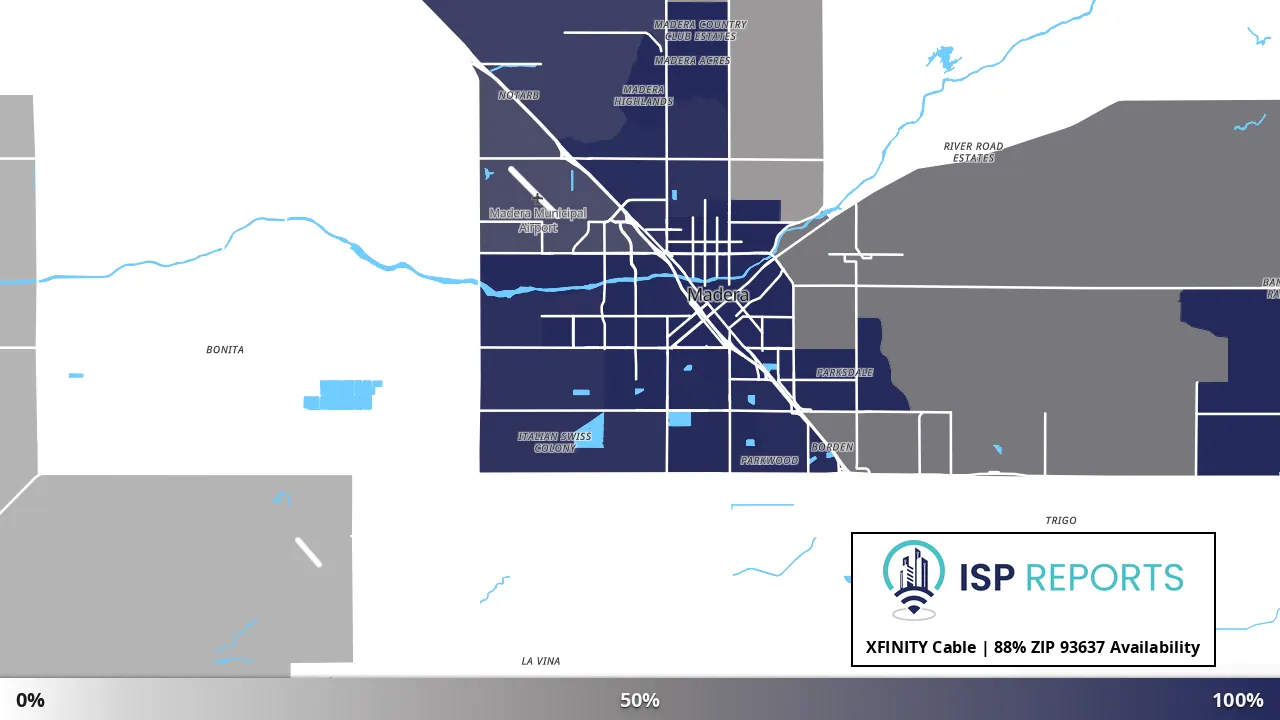 93637, CA map of internet availability