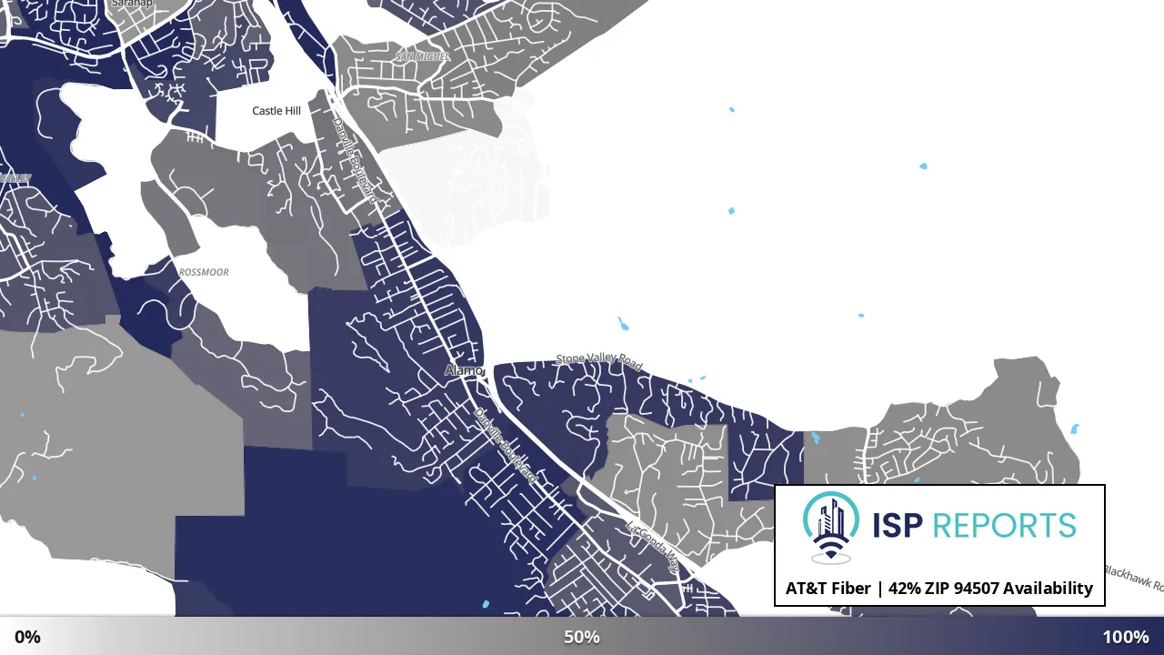94507, CA map of internet availability