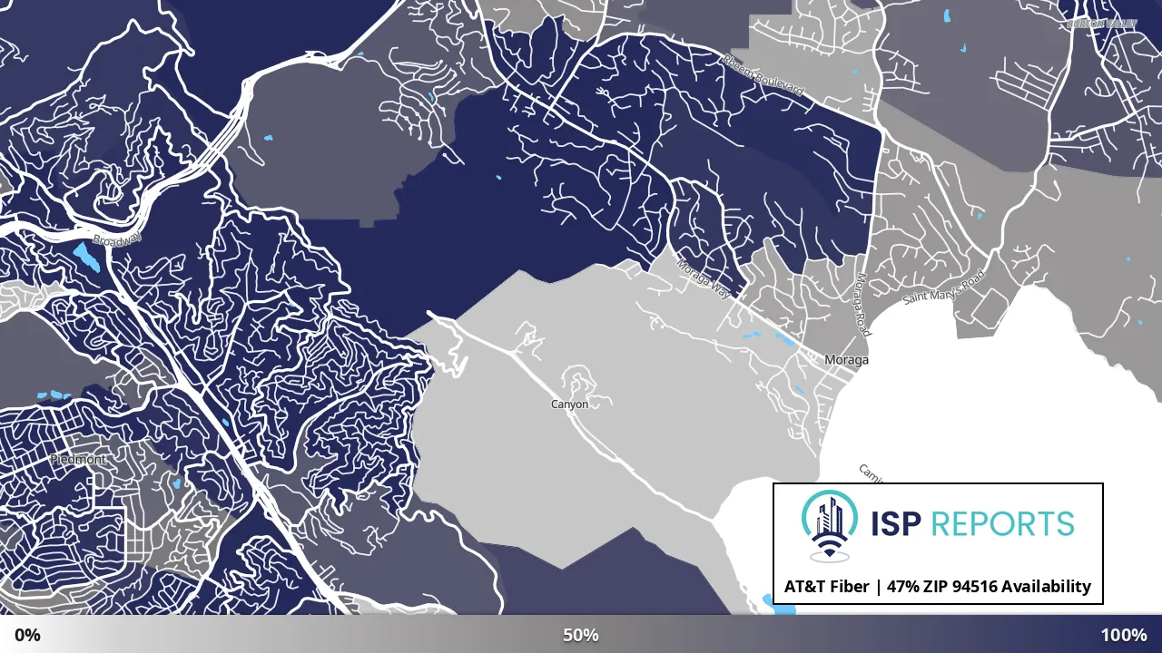 94516, CA map of internet availability