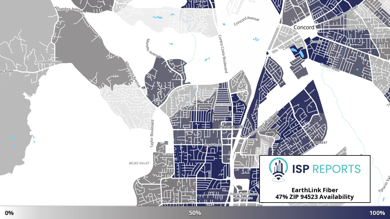 94523, CA map of internet availability