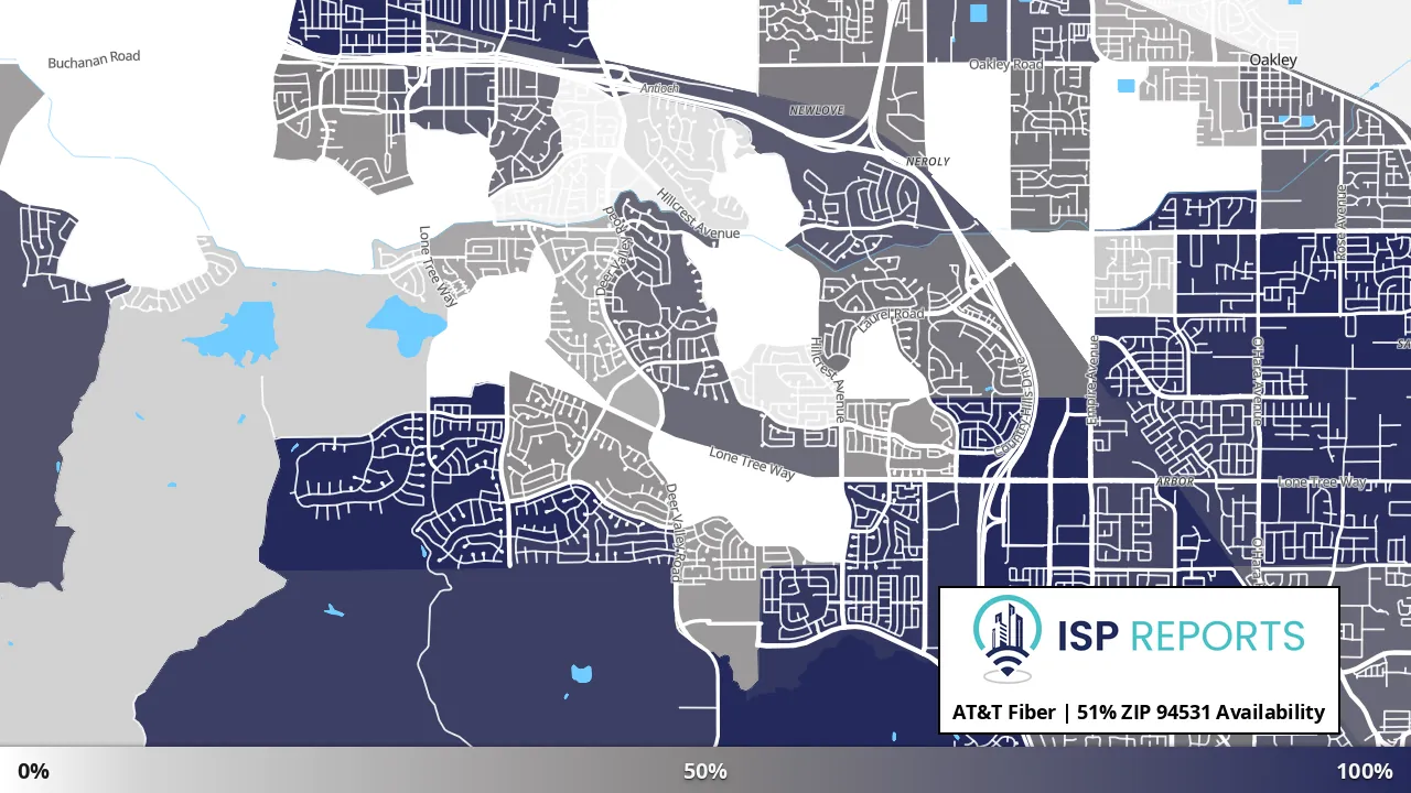94531, CA map of internet availability