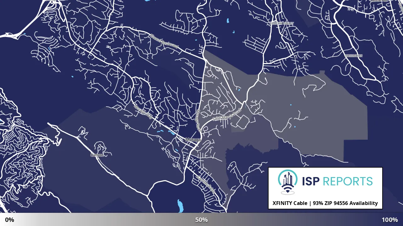 94556, CA map of internet availability