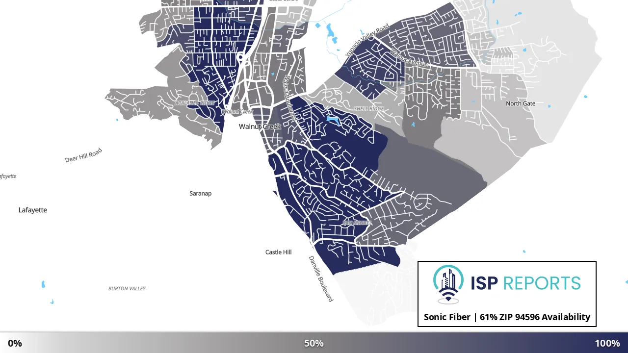 94596, CA map of internet availability