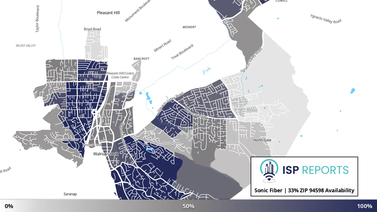 94598, CA map of internet availability