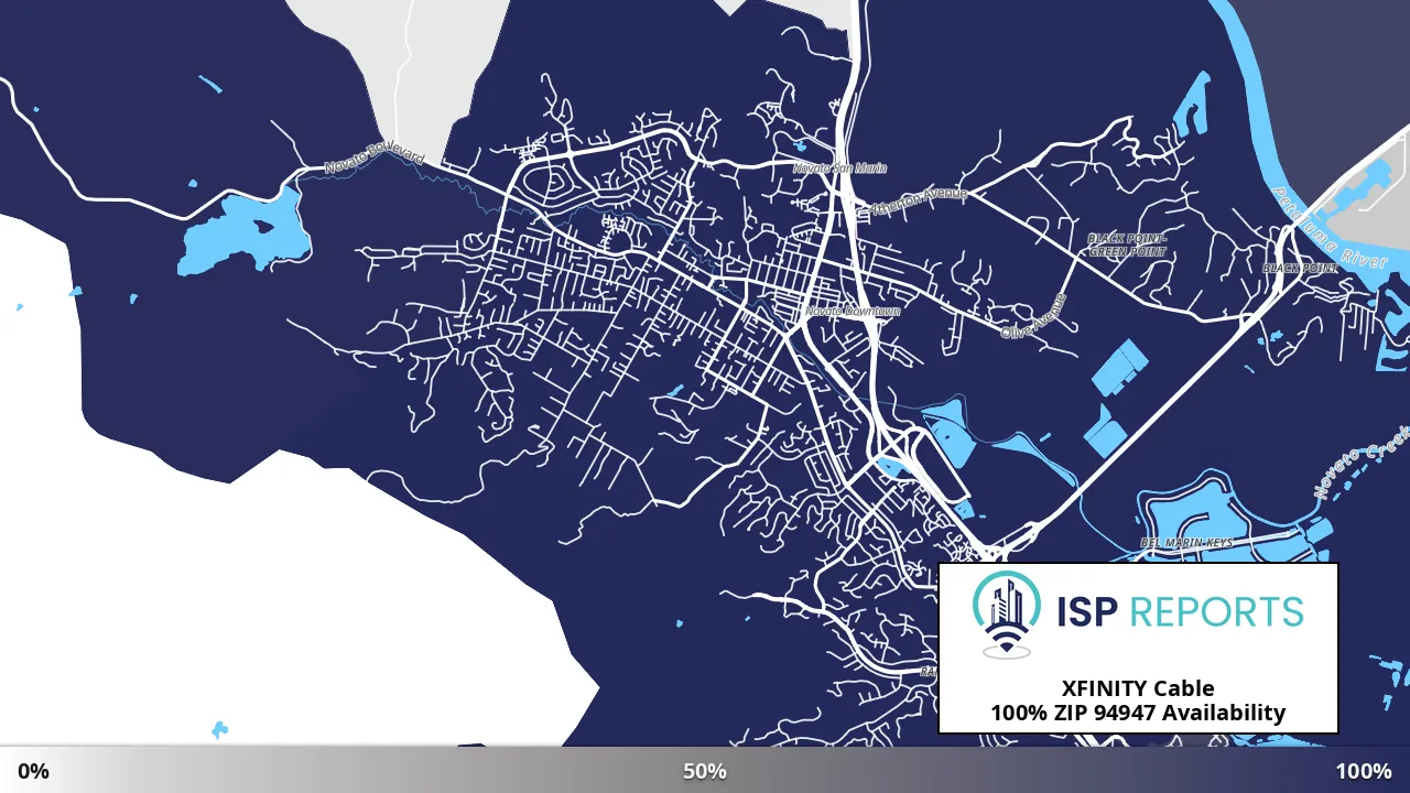 94947, CA map of internet availability