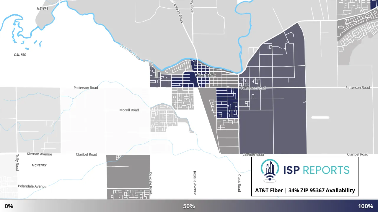 95367, CA map of internet availability