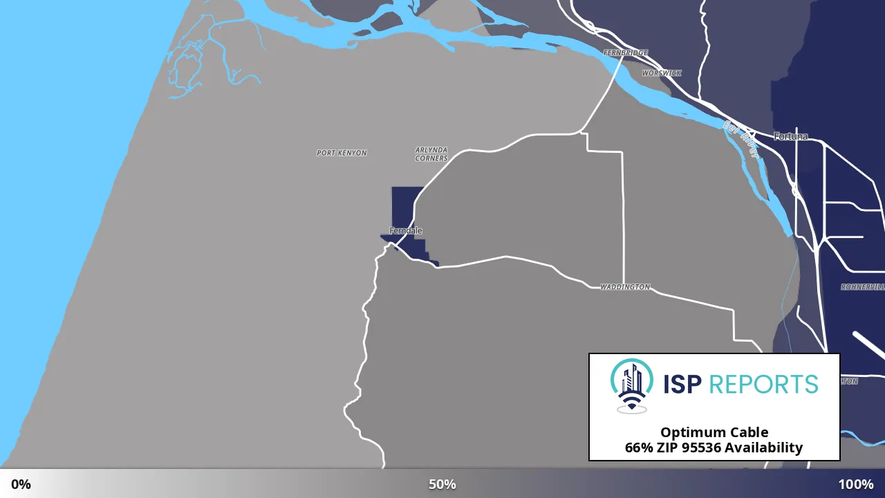 95536, CA map of internet availability