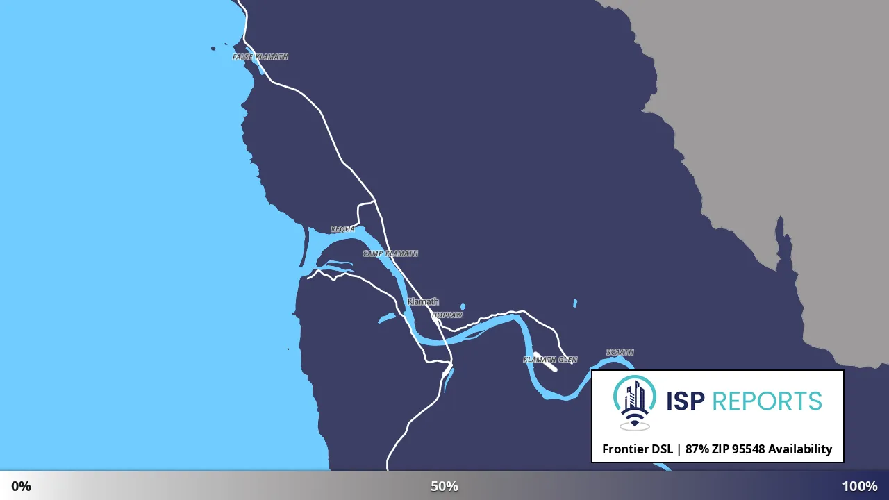 95548, CA map of internet availability