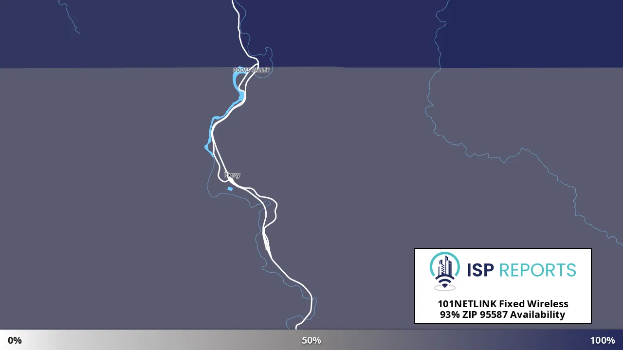 95587, CA map of internet availability