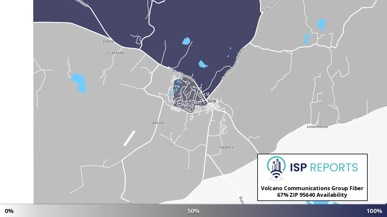 95640, CA map of internet availability