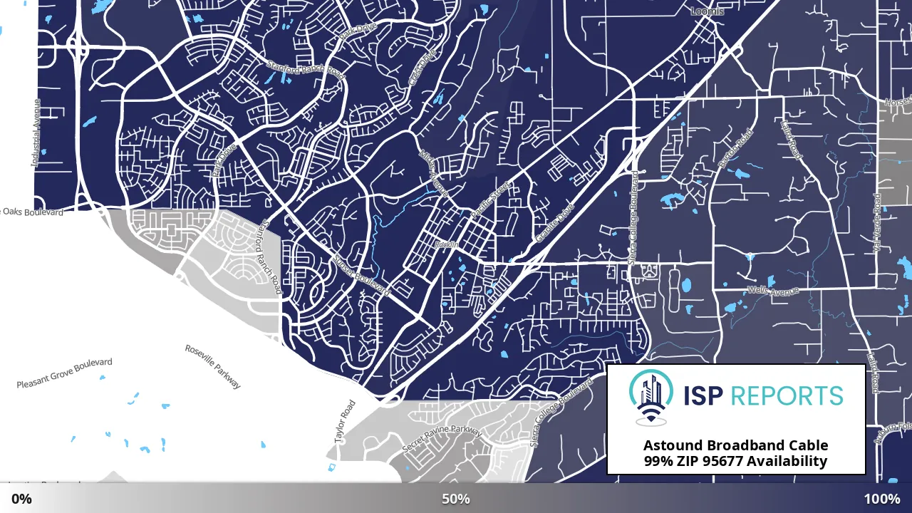 95677, CA map of internet availability