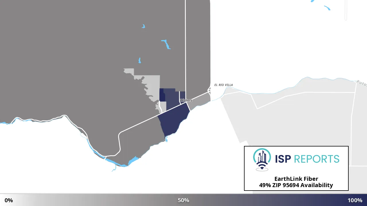 95694, CA map of internet availability