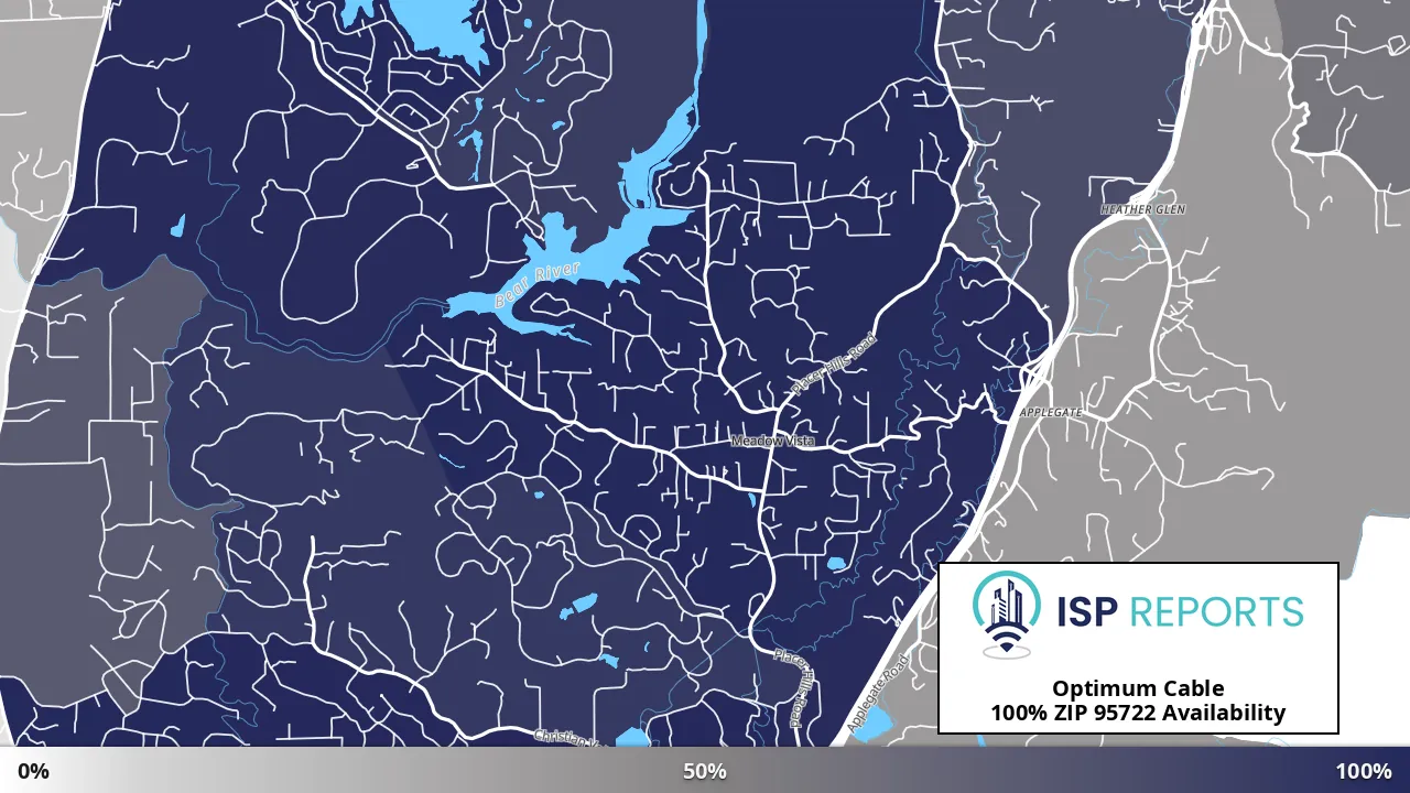 95722, CA map of internet availability
