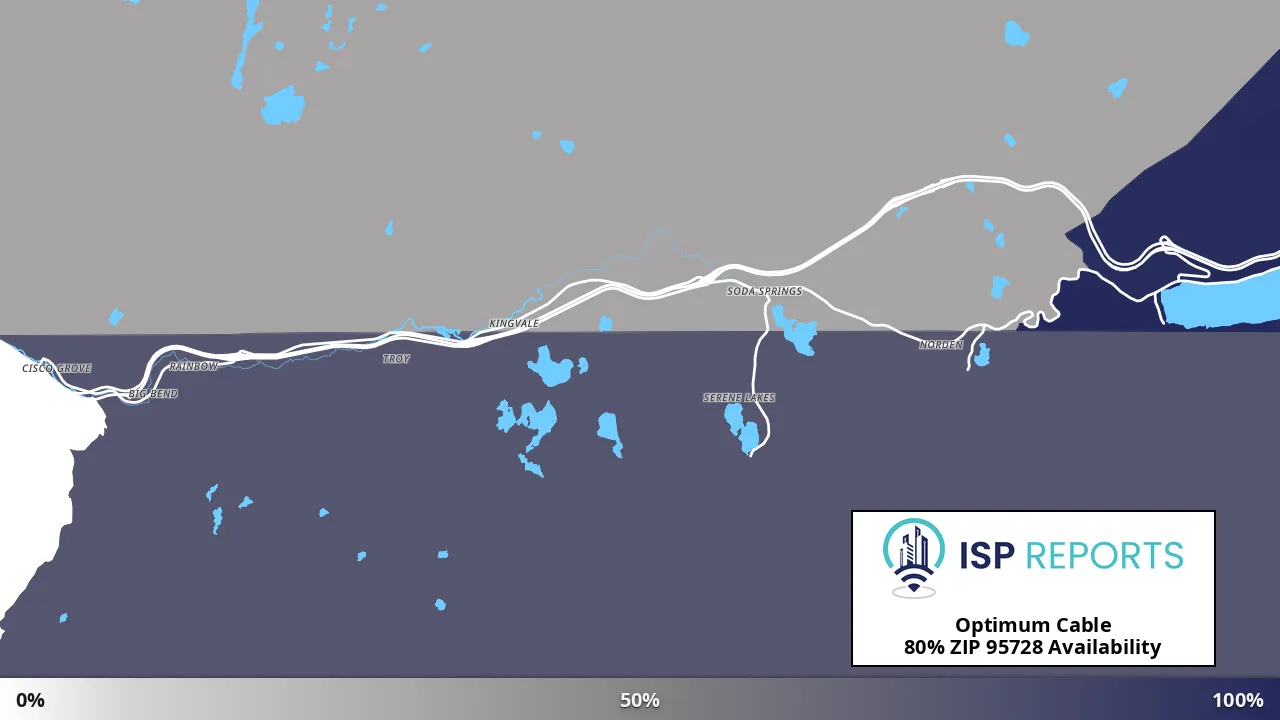 95728, CA map of internet availability