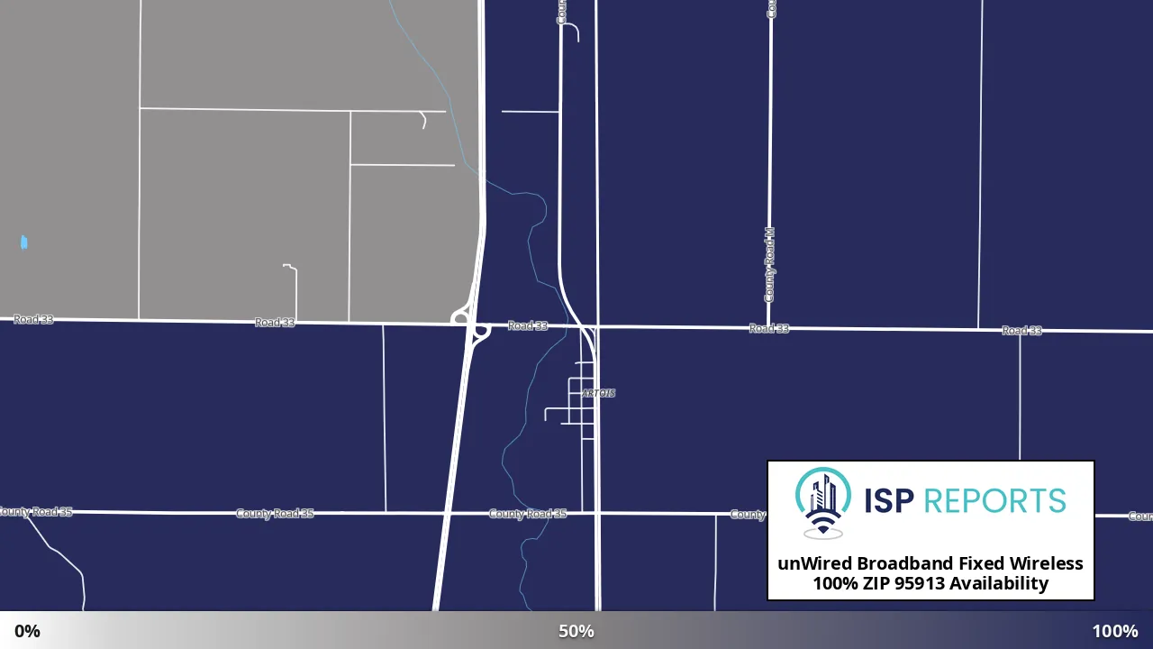95913, CA map of internet availability