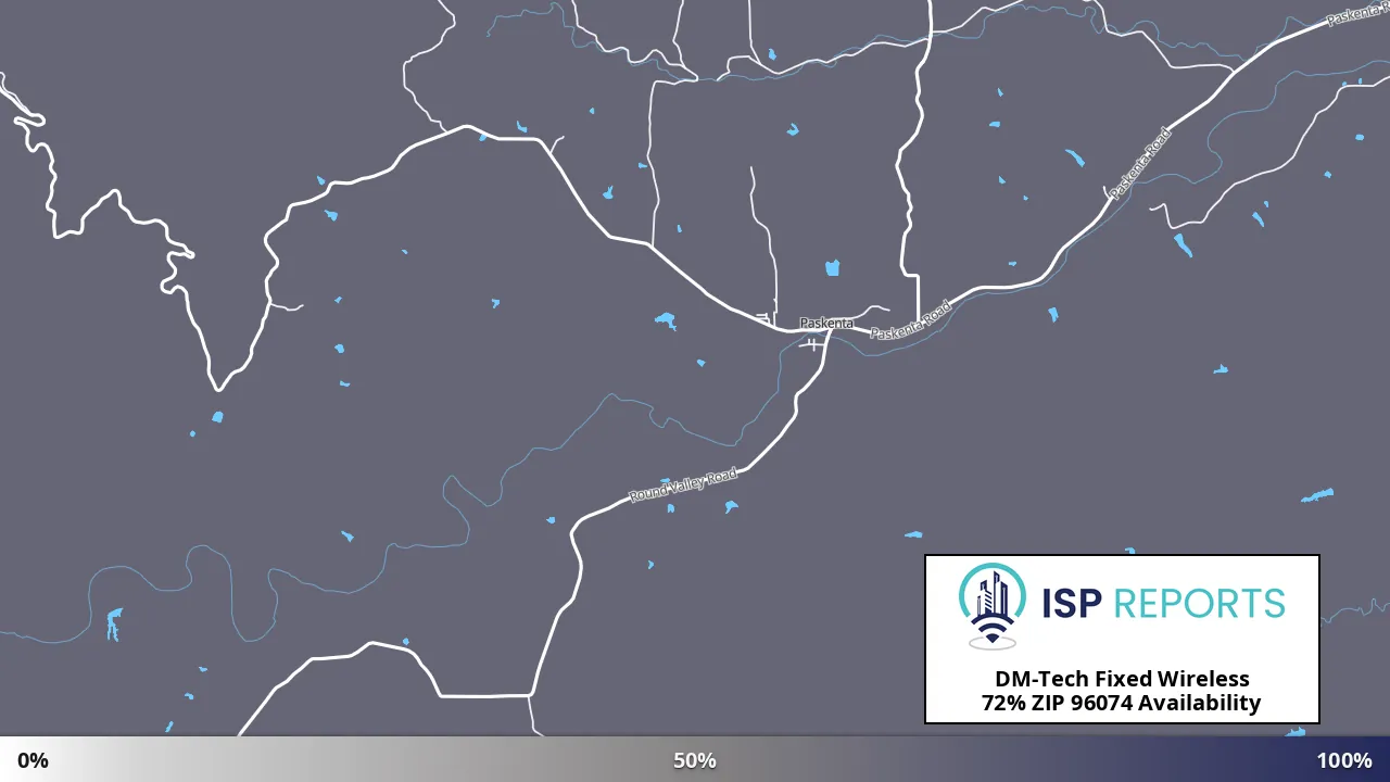 96074, CA map of internet availability