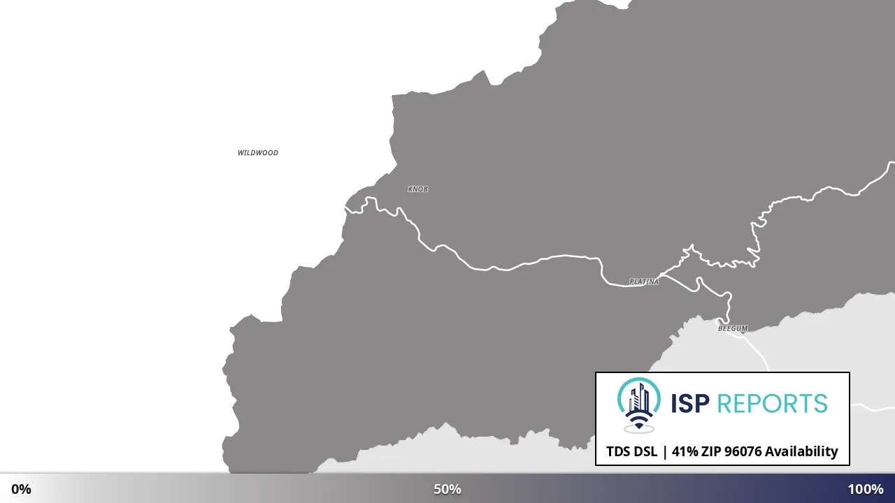 96076, CA map of internet availability