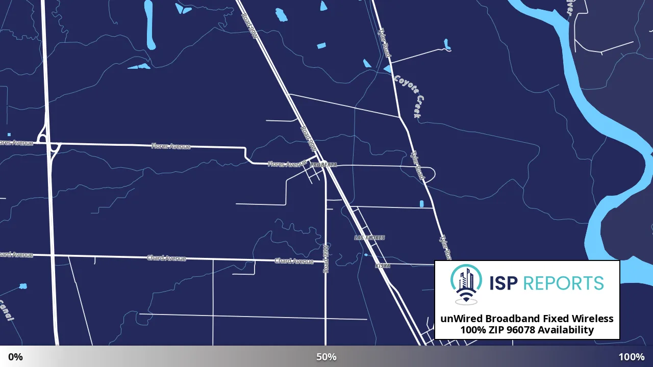 96078, CA map of internet availability