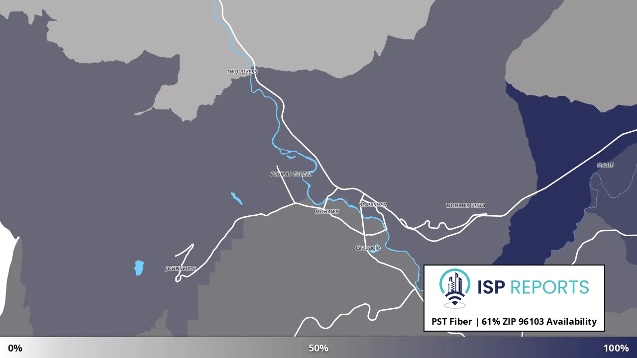 96103, CA map of internet availability