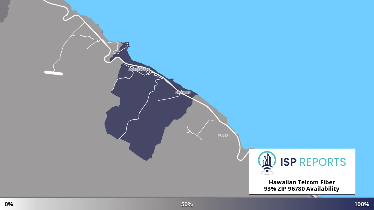 96780, HI map of internet availability