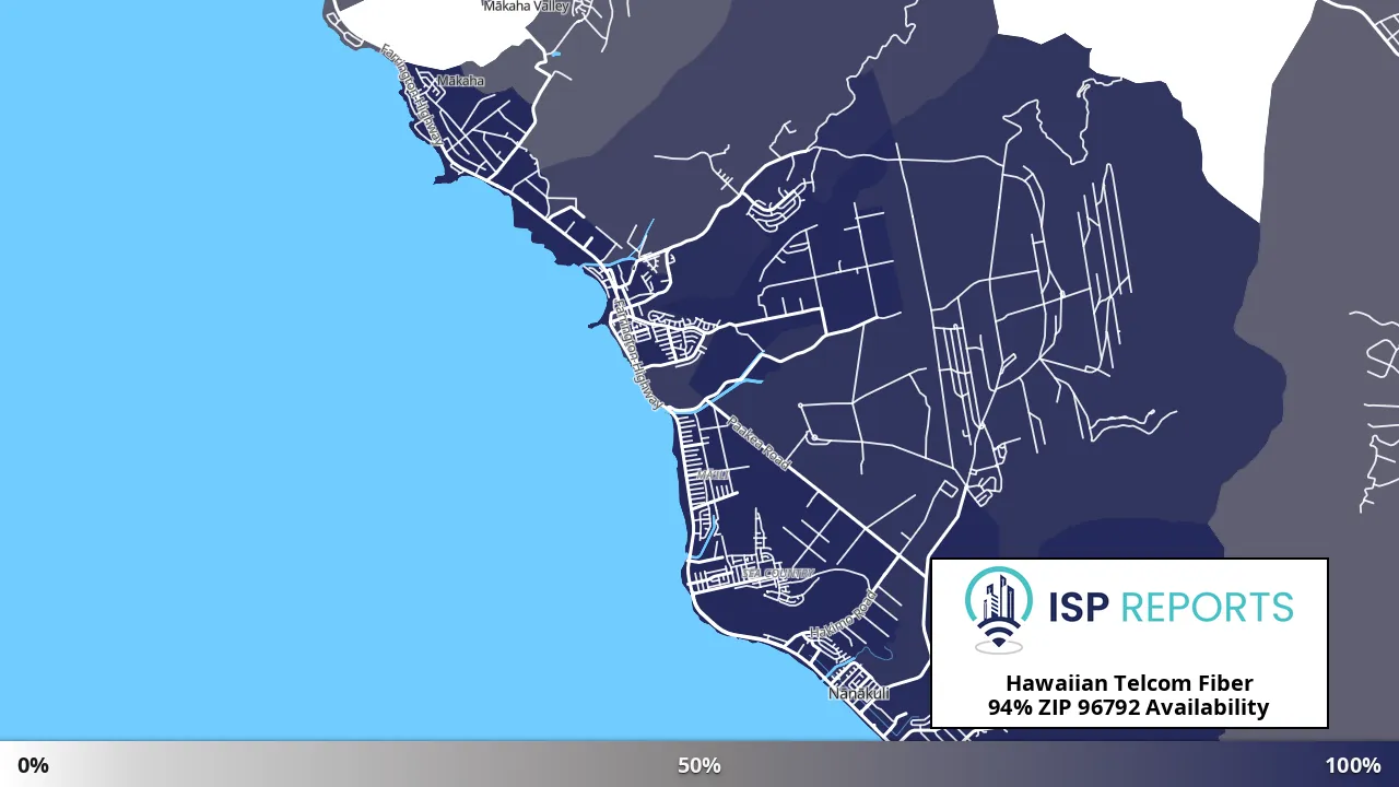 96792, HI map of internet availability