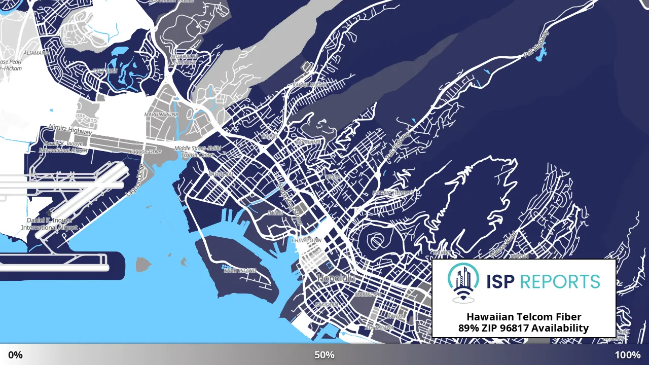 96817, HI map of internet availability