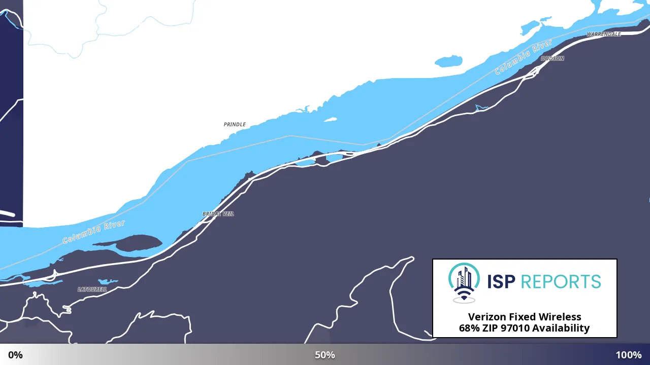 97010, OR map of internet availability