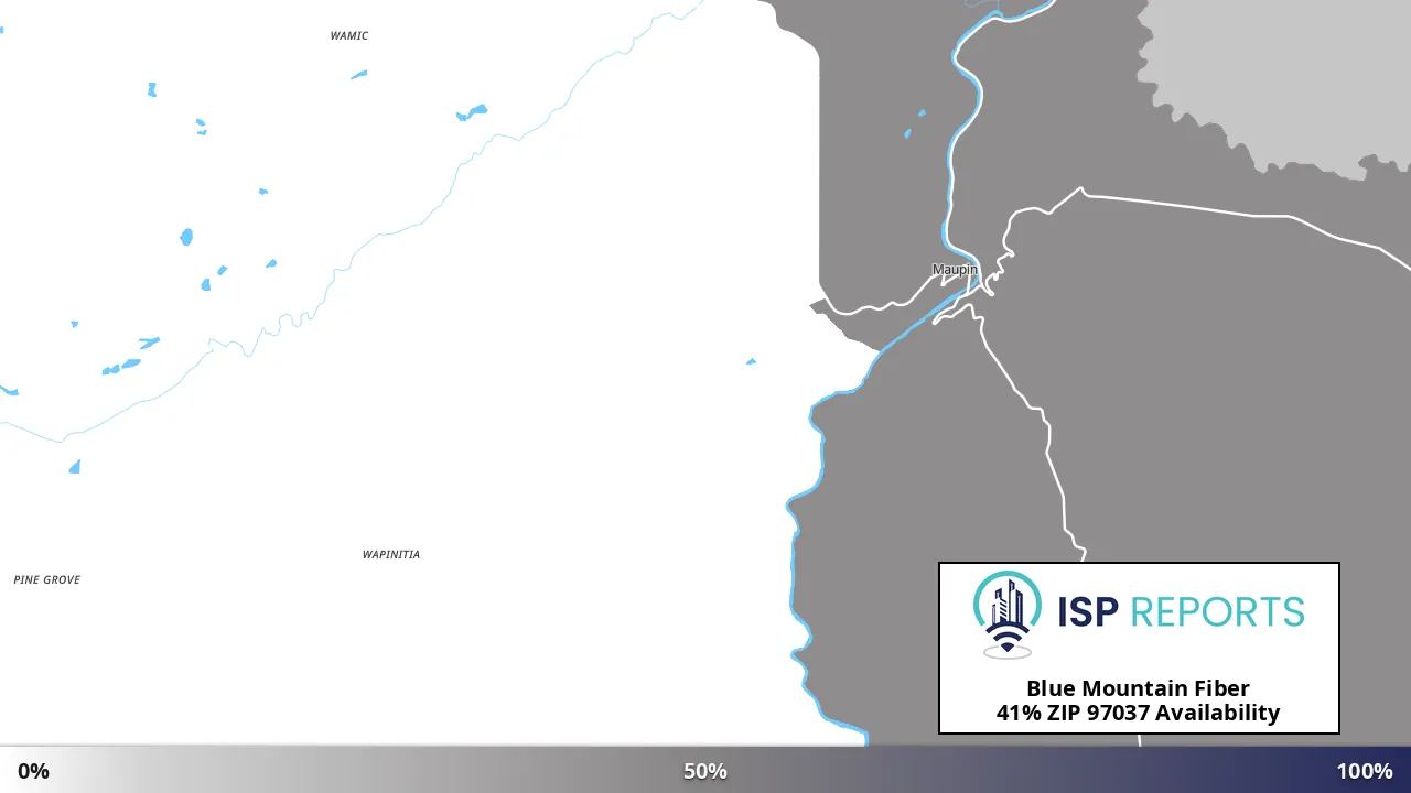97037, OR map of internet availability