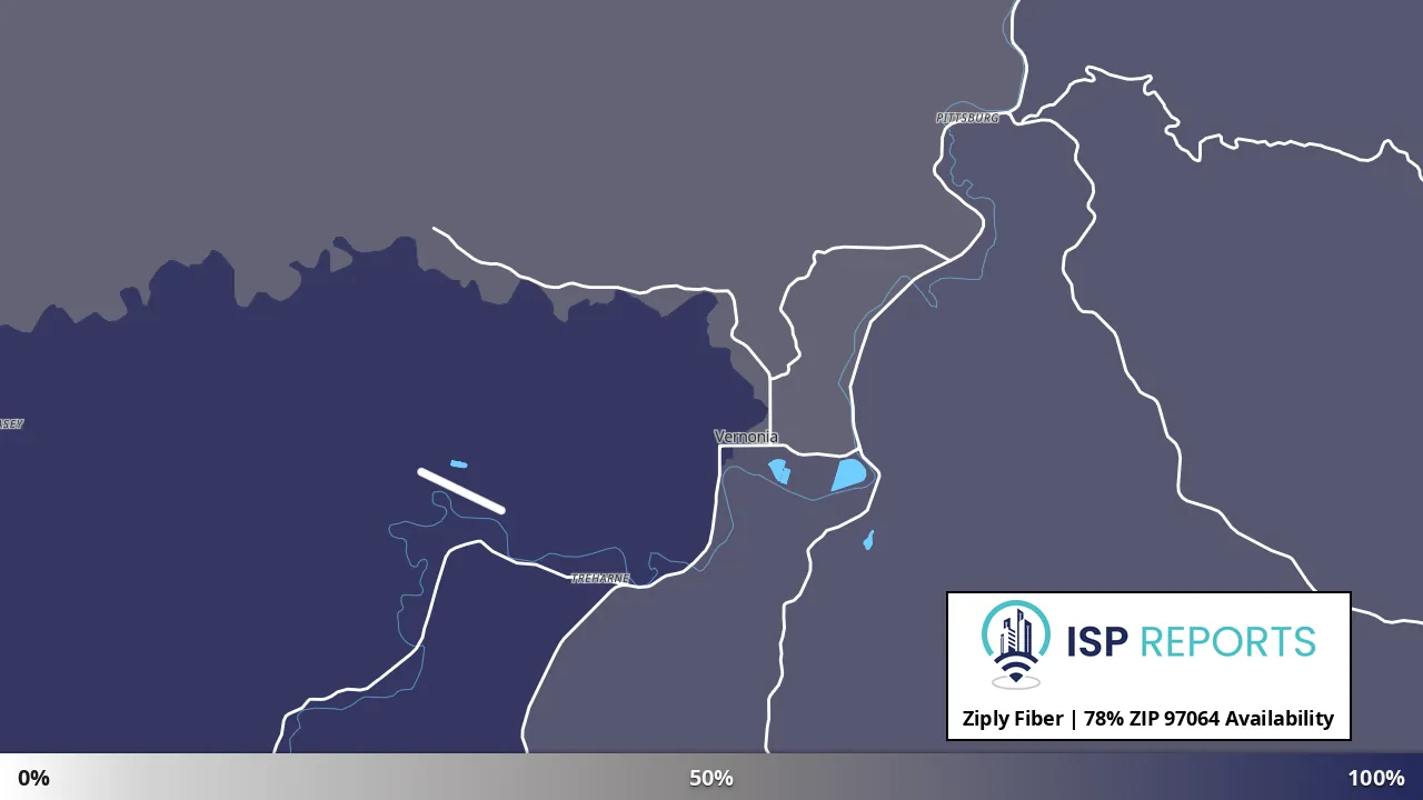97064, OR map of internet availability