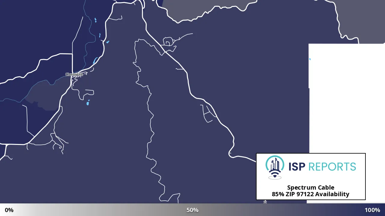 97122, OR map of internet availability