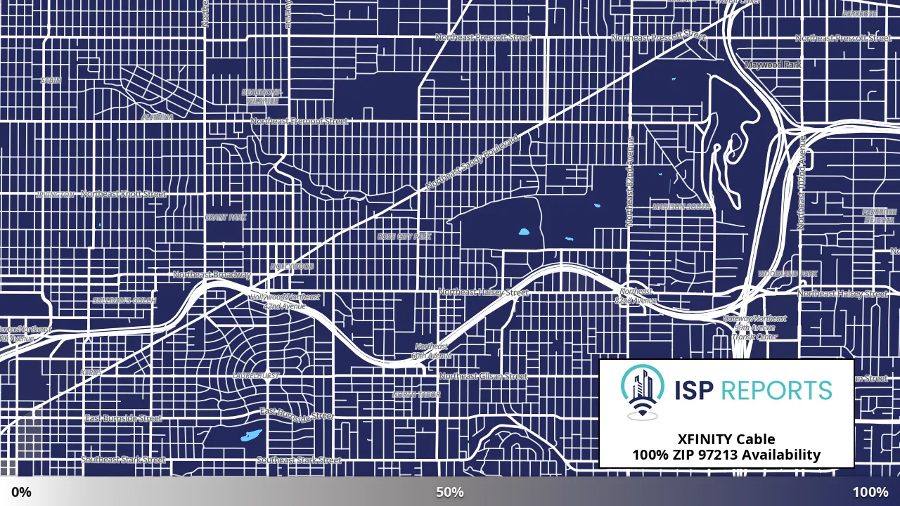 97213, OR map of internet availability