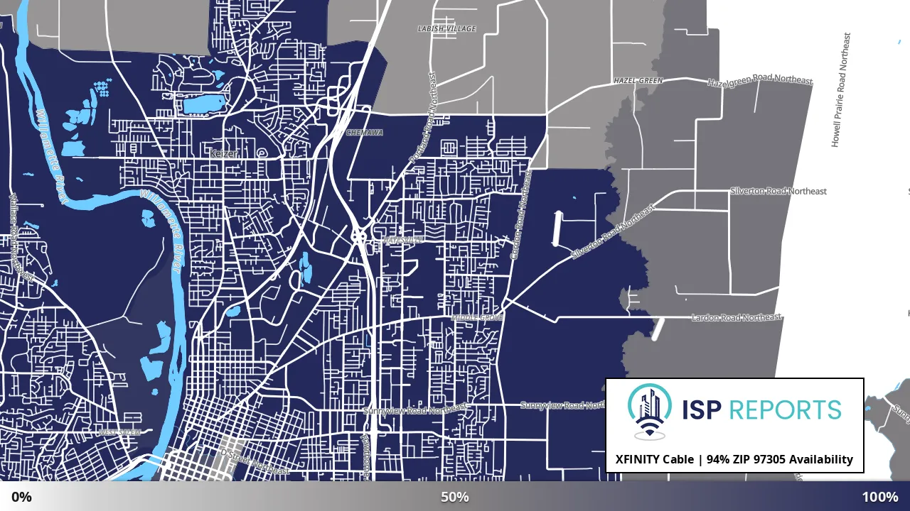 97305, OR map of internet availability