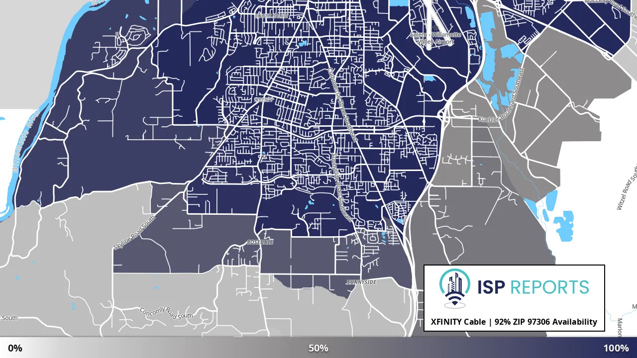 97306, OR map of internet availability