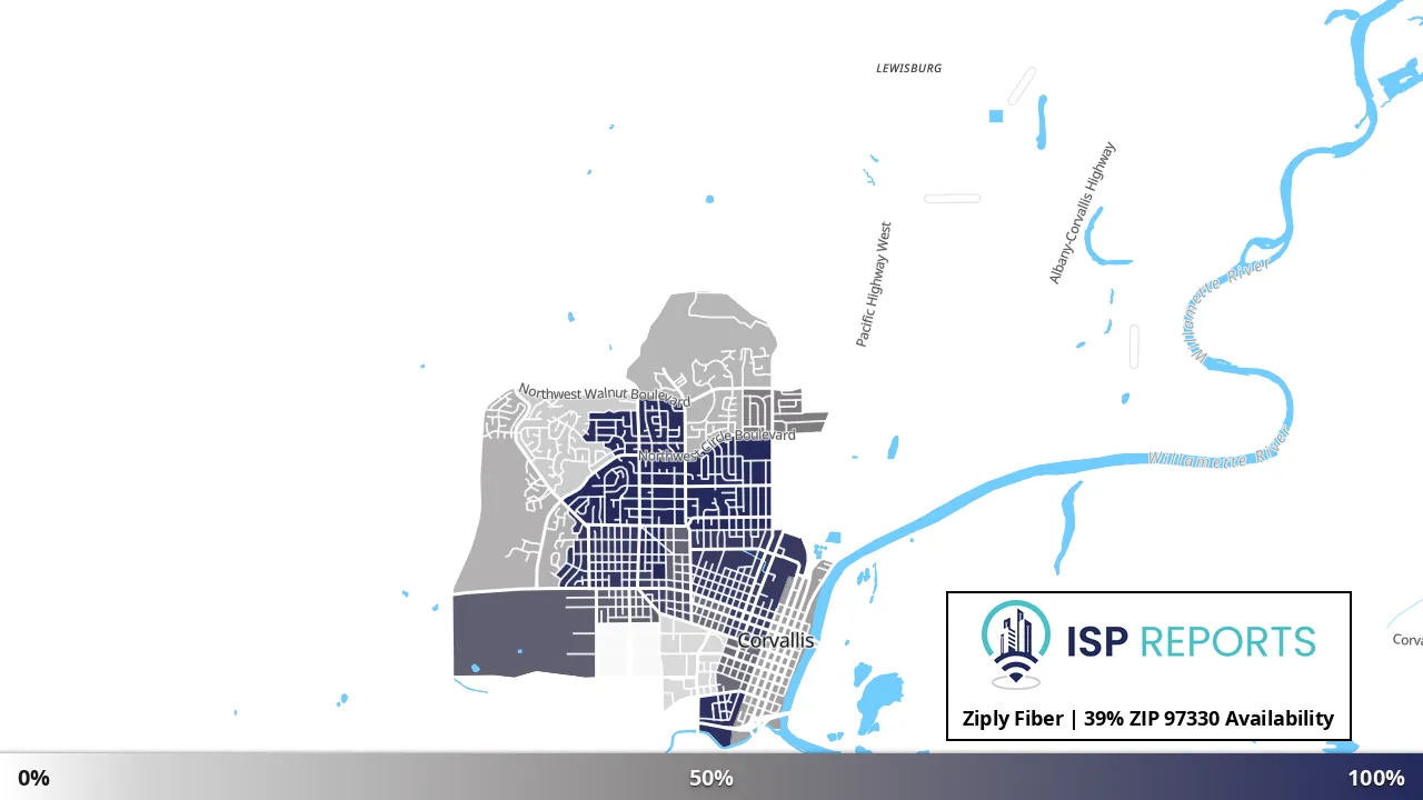 97330, OR map of internet availability
