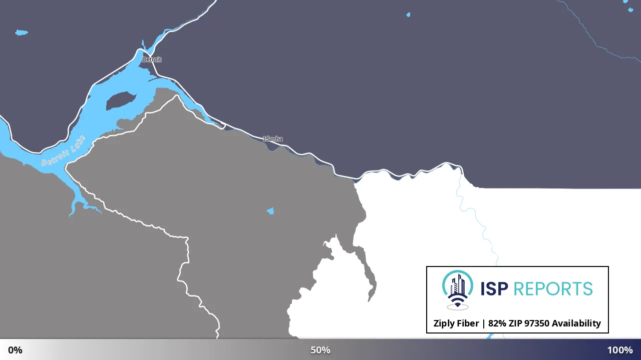 97350, OR map of internet availability