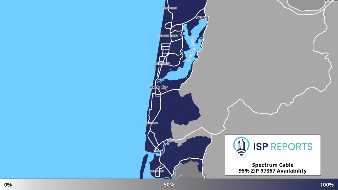 97367, OR map of internet availability