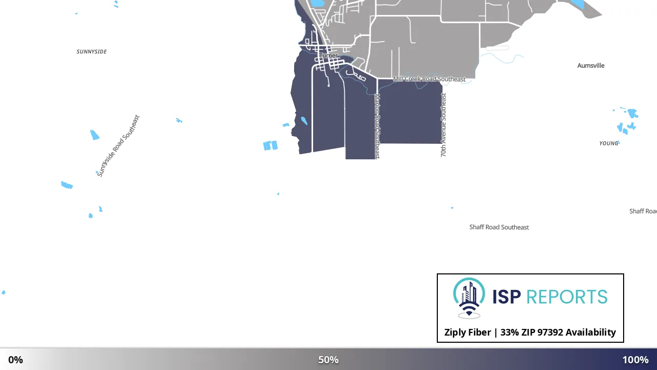 97392, OR map of internet availability