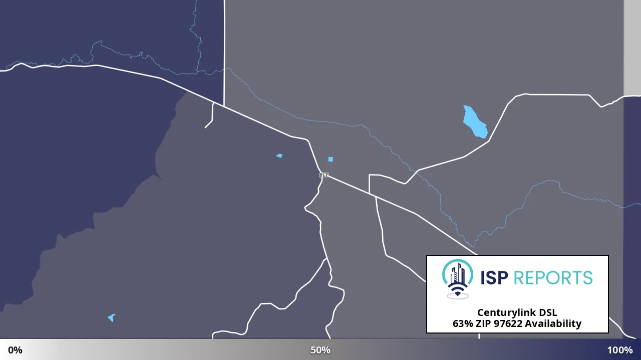 97622, OR map of internet availability