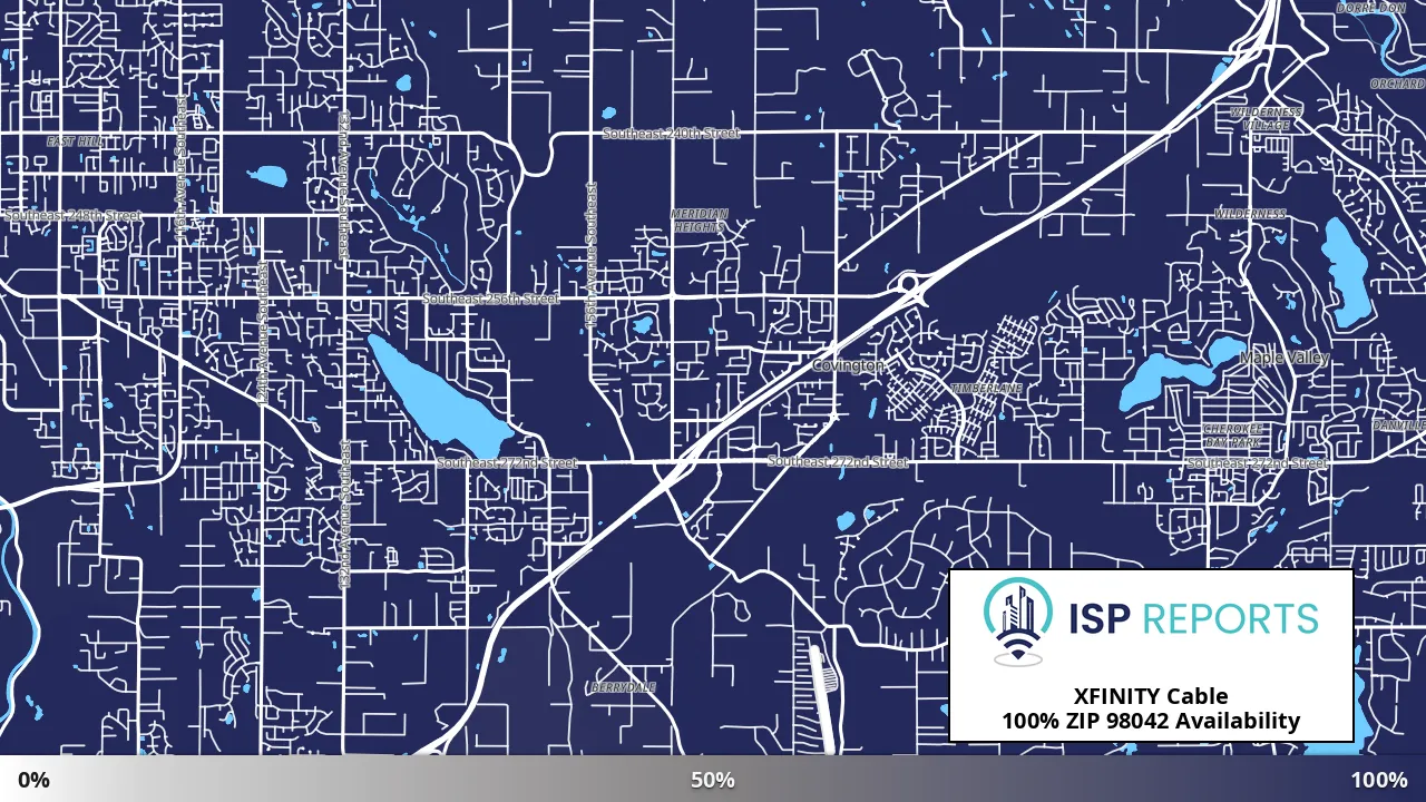 98042, WA map of internet availability