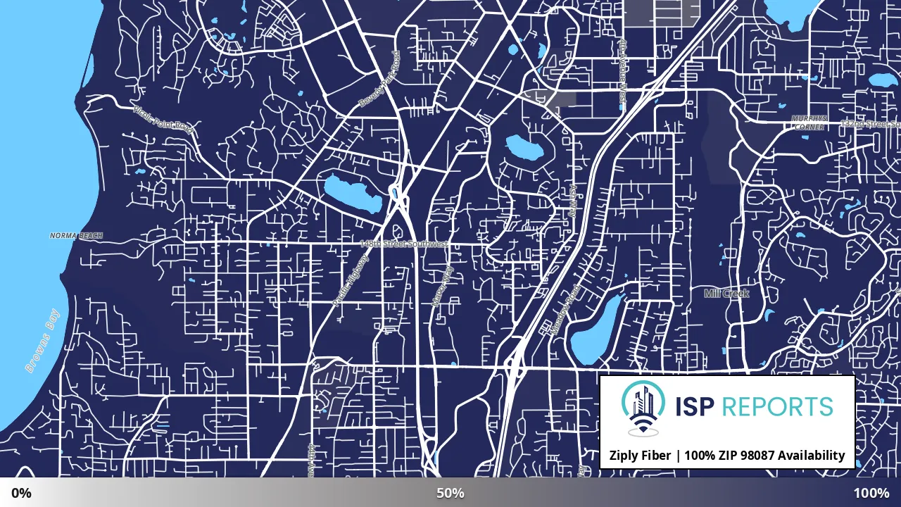 98087, WA map of internet availability