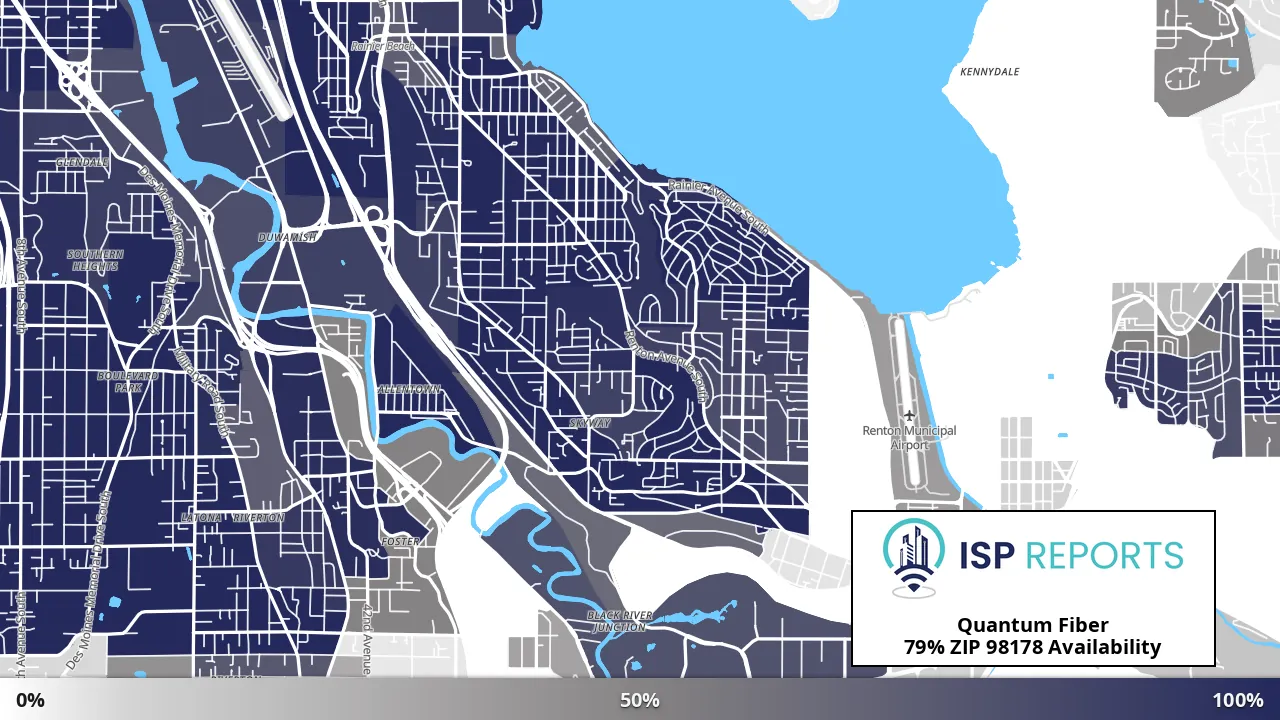 98178, WA map of internet availability