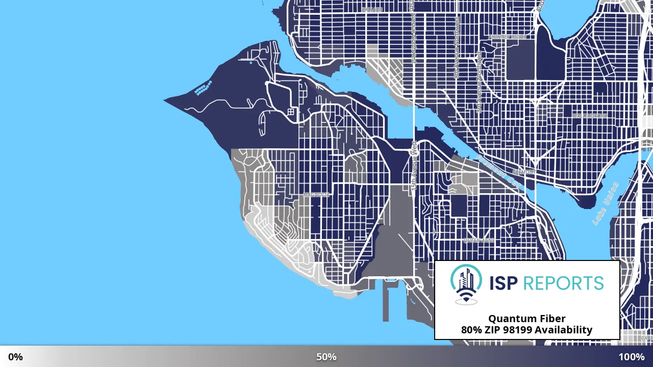 98199, WA map of internet availability